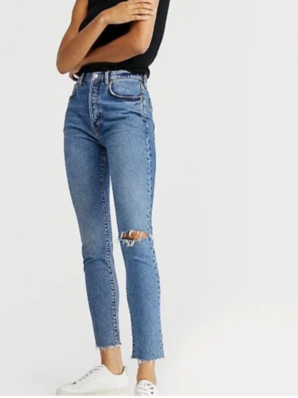 We The Free Stella Raw-Hem Skinny Jean